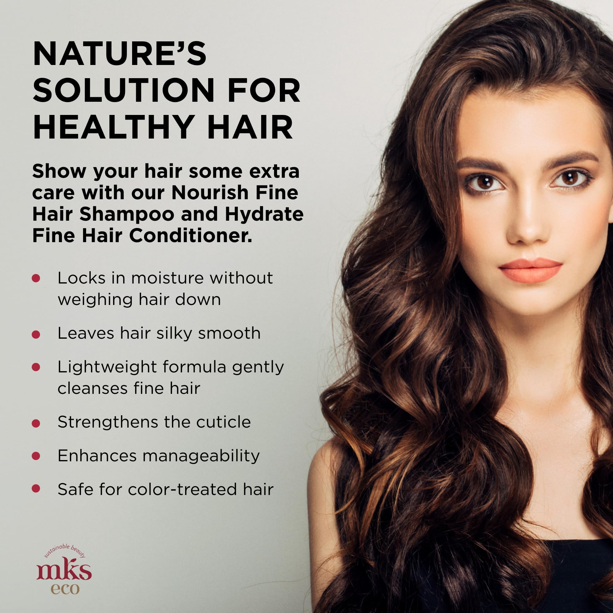 Earthly Body MKS Eco Hydrate Conditioner bottle for fine hair detangling