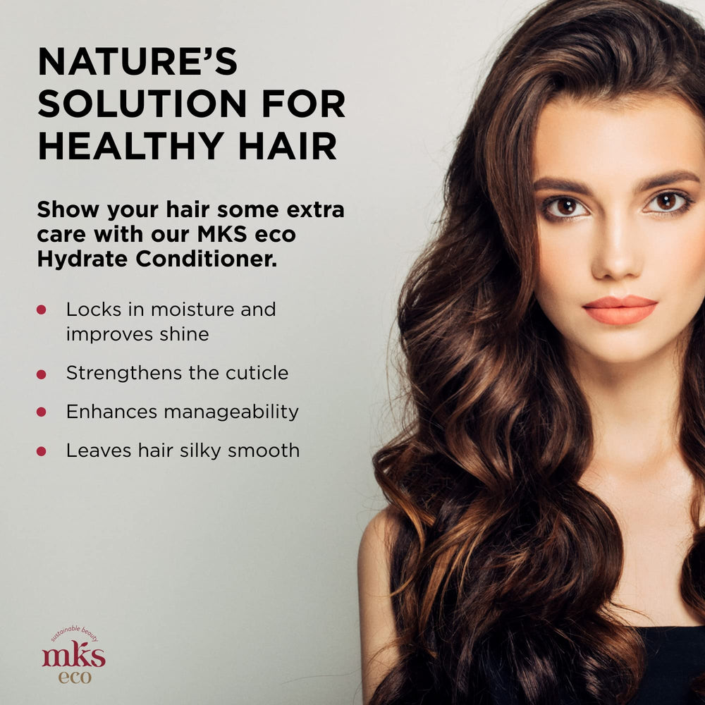 Earthly Body MKS eco Hydrate Conditioner hemp seed oil drops for moisture
