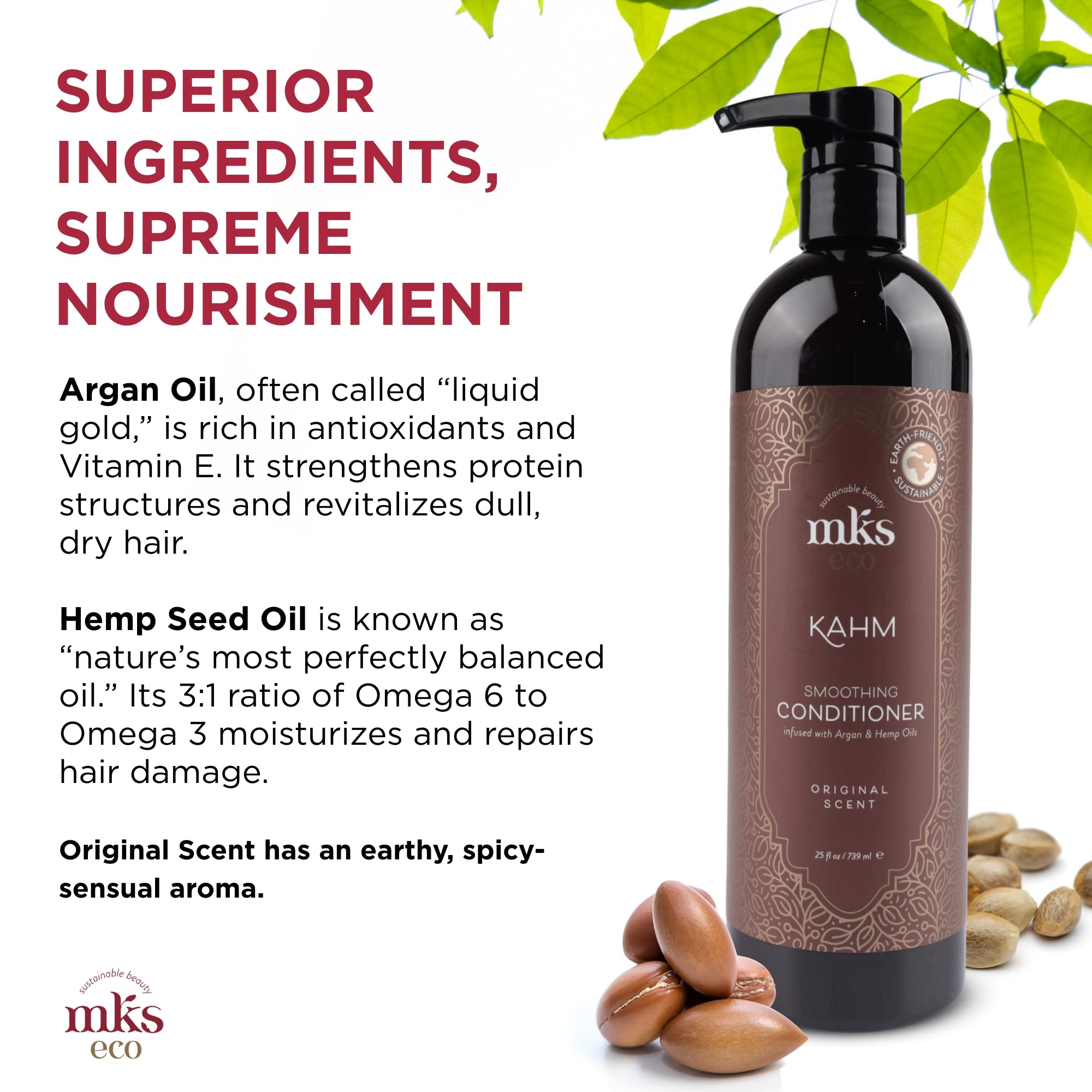 Argan oil glow in the conditioner suggests added shine and moisture option.