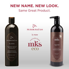 Bottle back displays ingredients and usage for nourishing, vegan care.