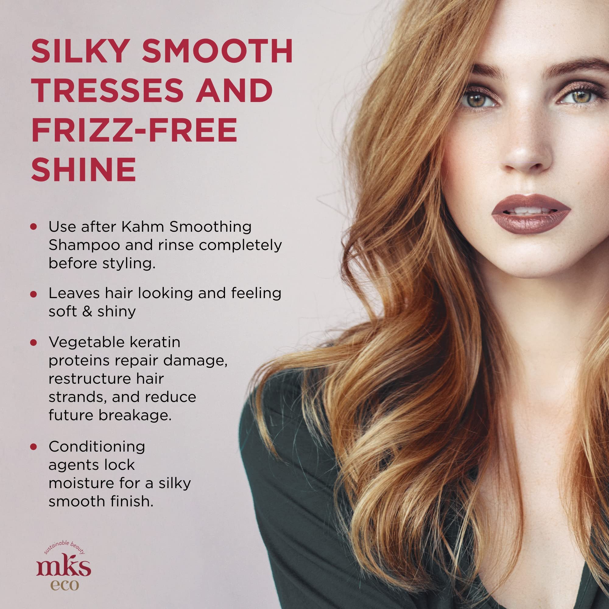 Hemp seed oil nourishes hair for a soft, manageable feel.