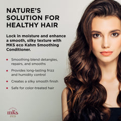 Pouring texture close-up shows rich, creamy formula for detangling.