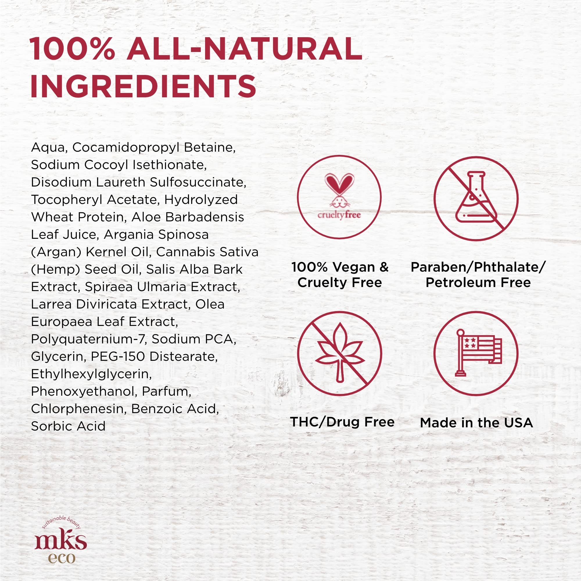 Earthly Body MKS Eco Nourish Shampoo color-treated hair protection in action.