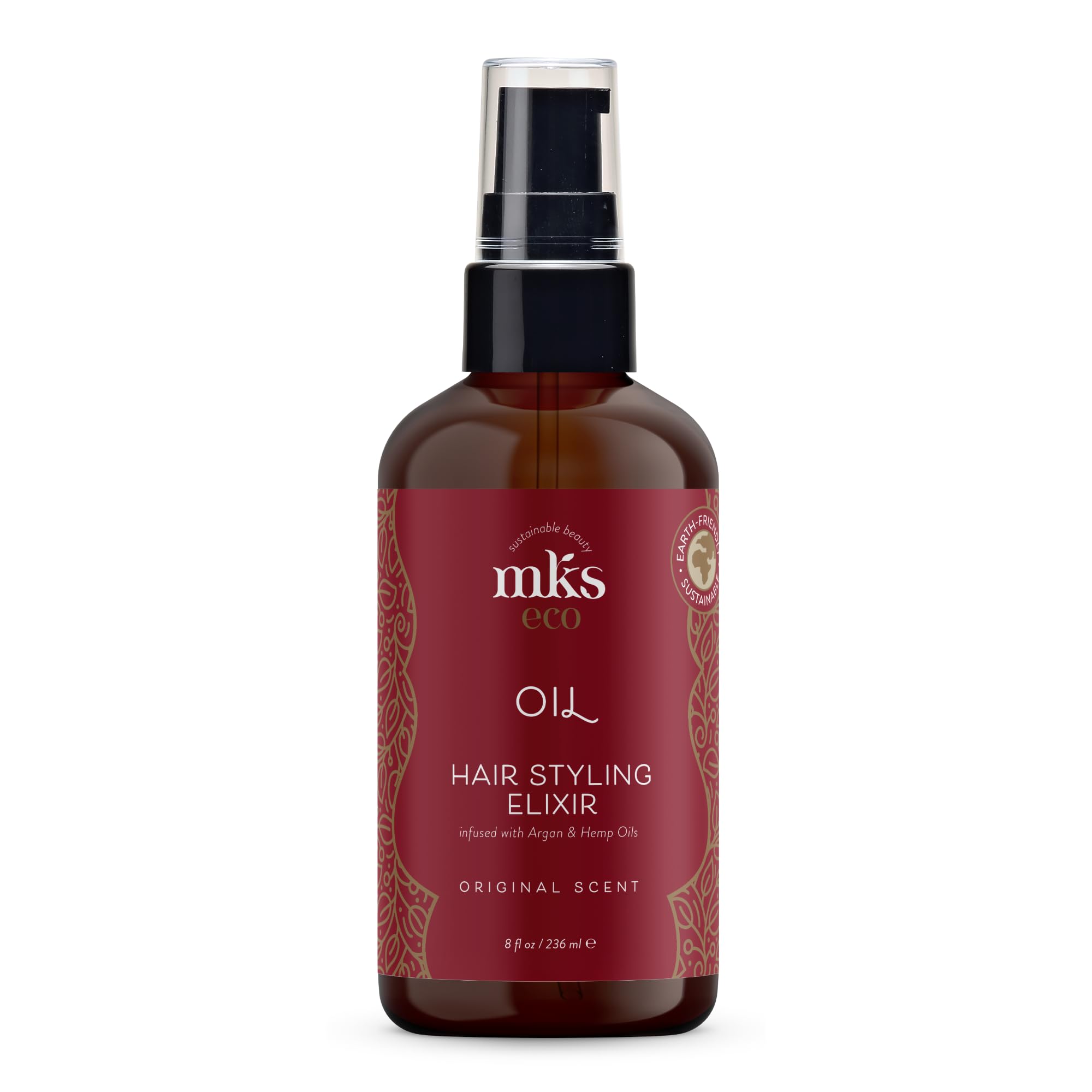 Earthly Body MKS eco Oil Original bottle for effortless styling and hydration
