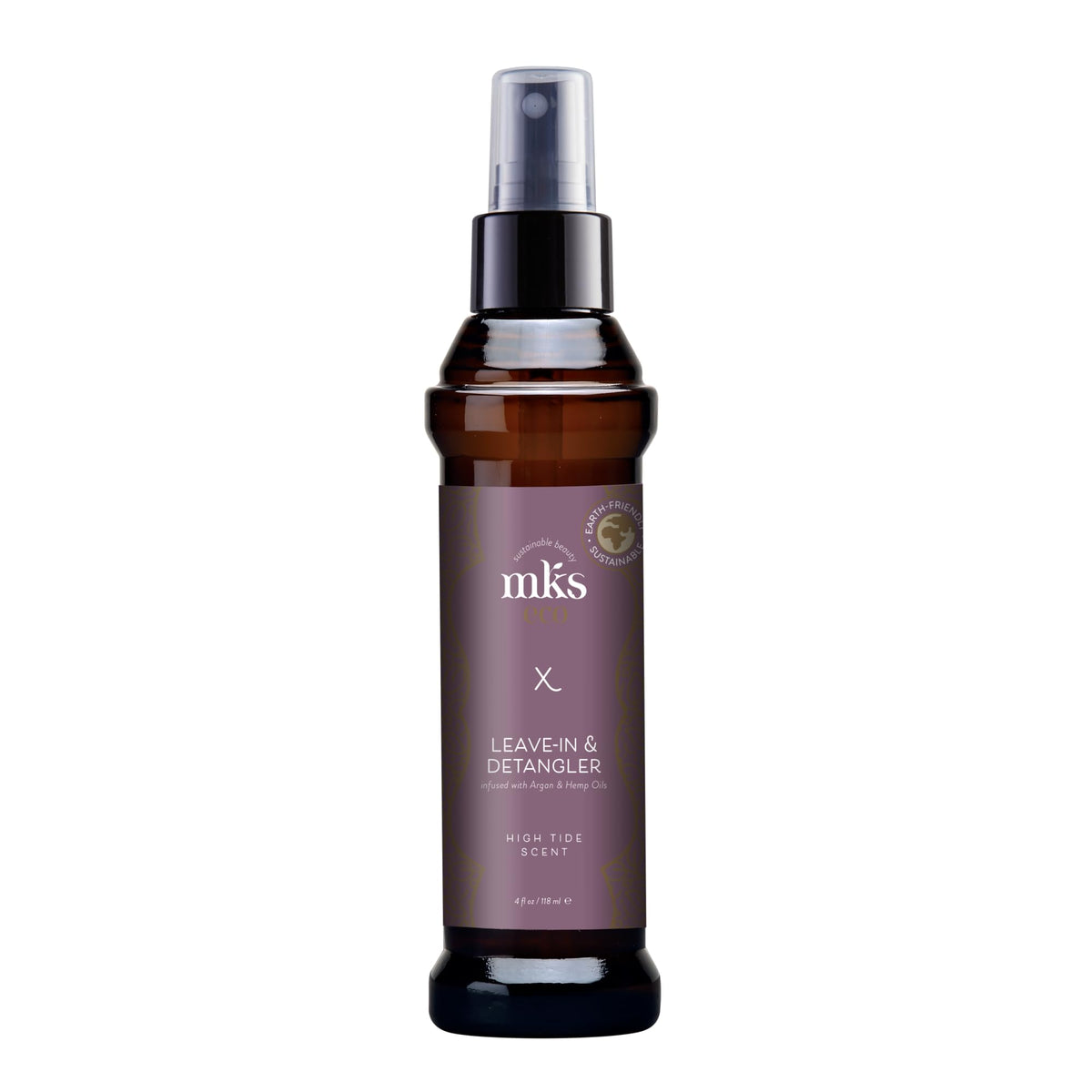 Earthly Body MKS Eco X High Tide bottle pour delivers instant moisture for frizz-free strands