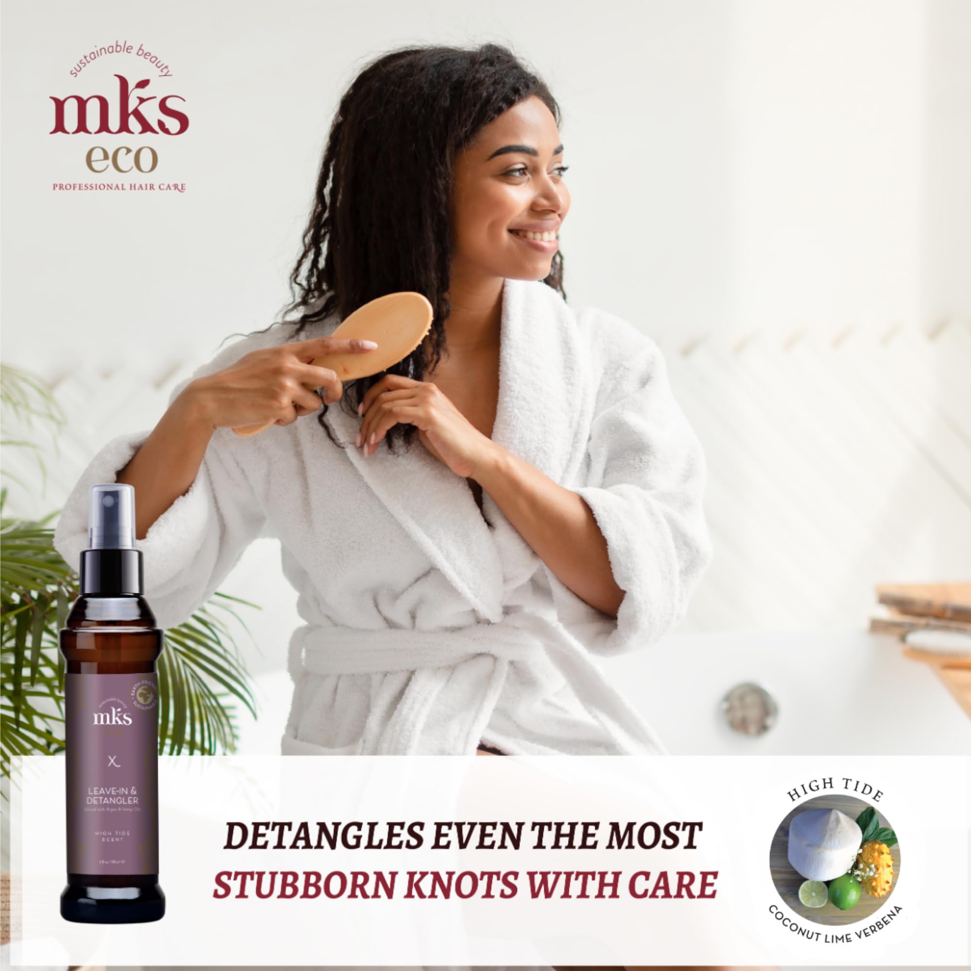 Earthly Body MKS Eco X High Tide leave-in treatment for damp hair