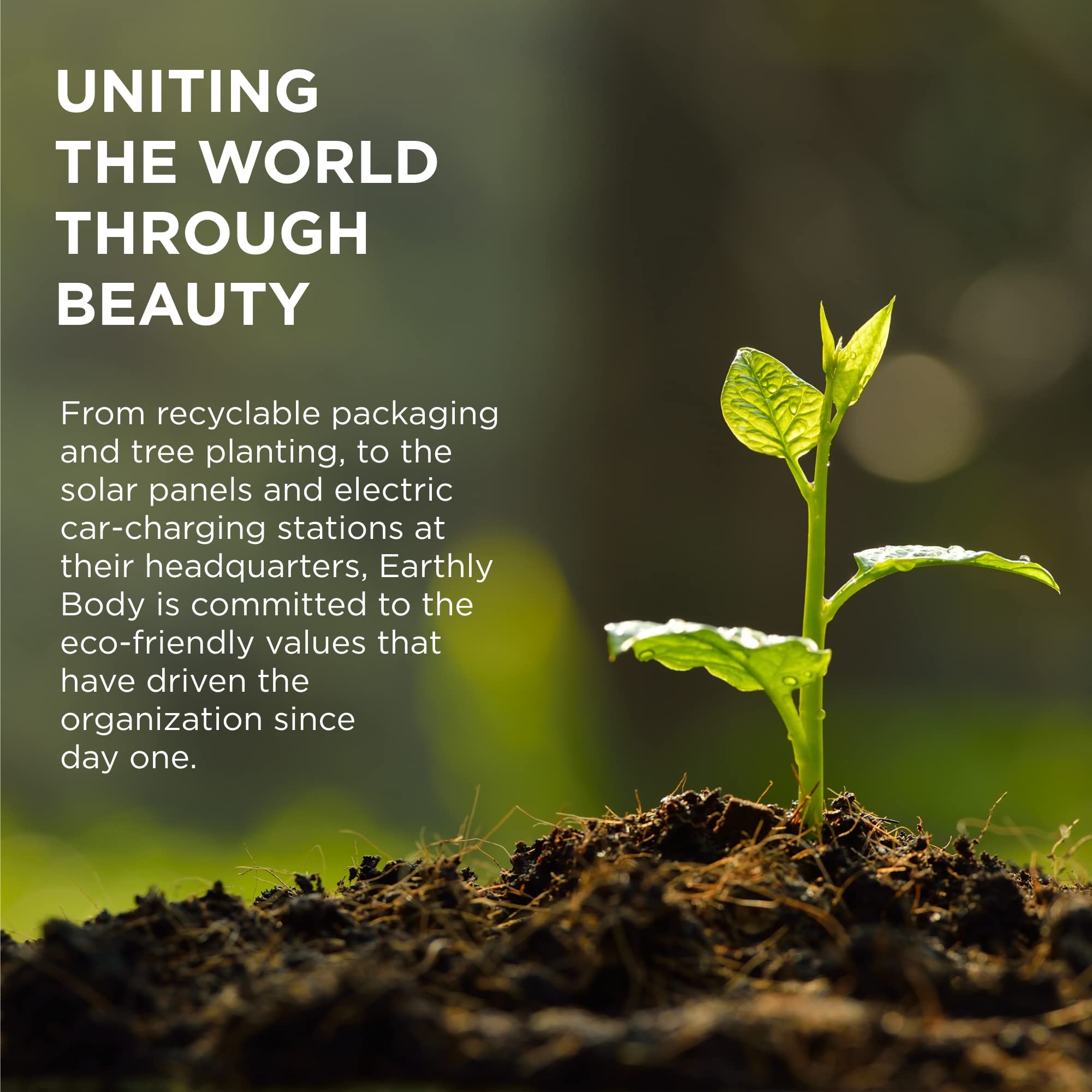 Earthly Body vegan cruelty-free label communicates ethical skincare
