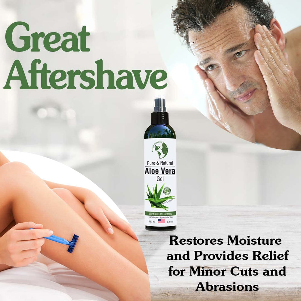Hair and scalp care use case with soothing aloe gel.