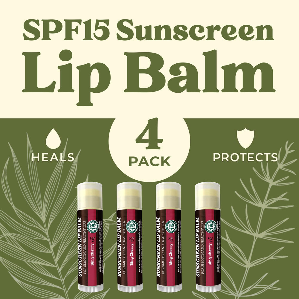 Earth's Daughter organic beeswax lip balm closeup highlights natural ingredients