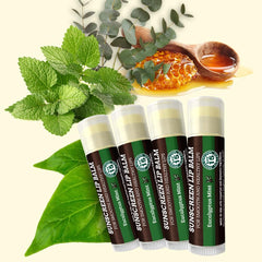 Earth's Daughter SPF lip balm offers broad spectrum protection against UVA and UVB.