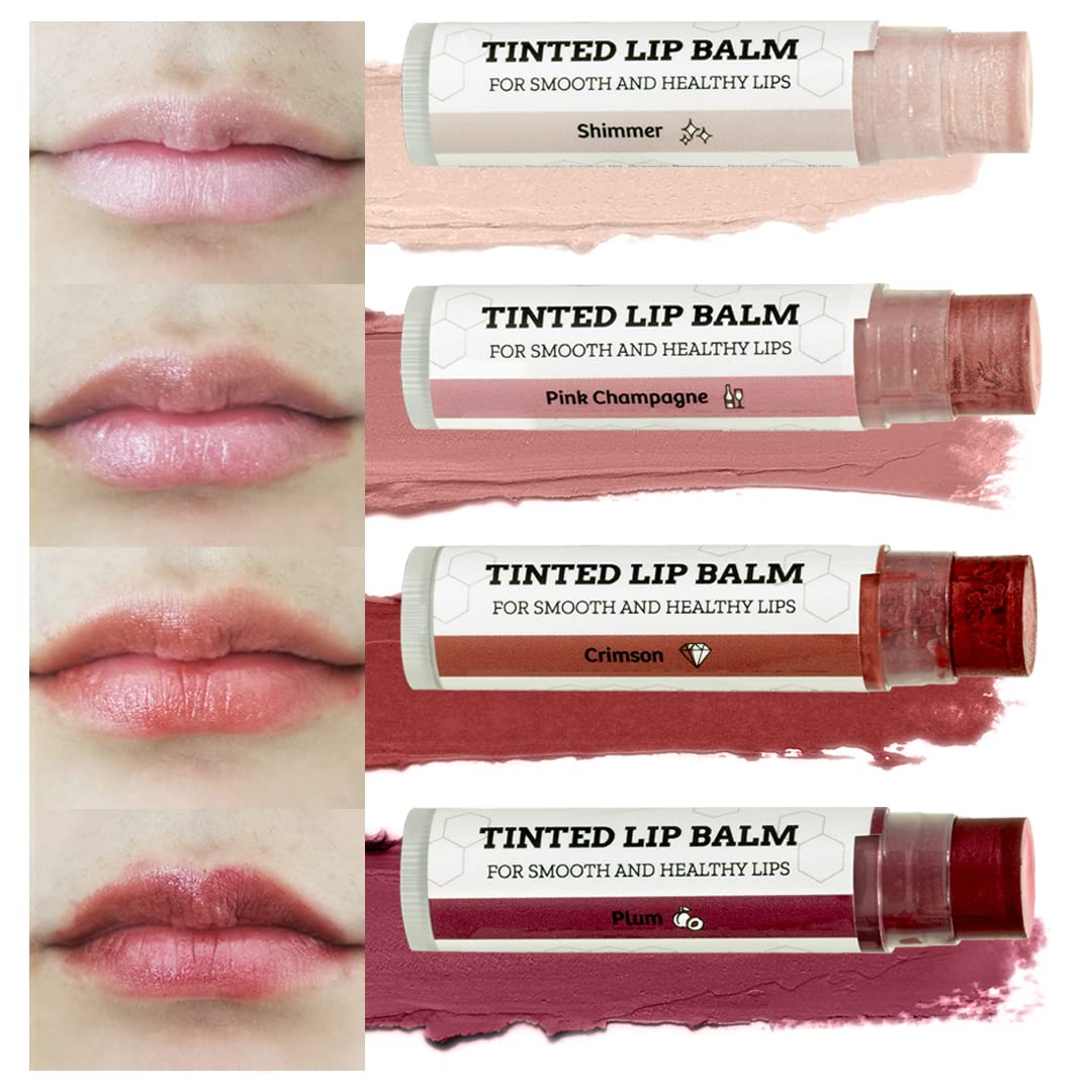 Earth's Daughter organic ingredients label highlights natural lip care.