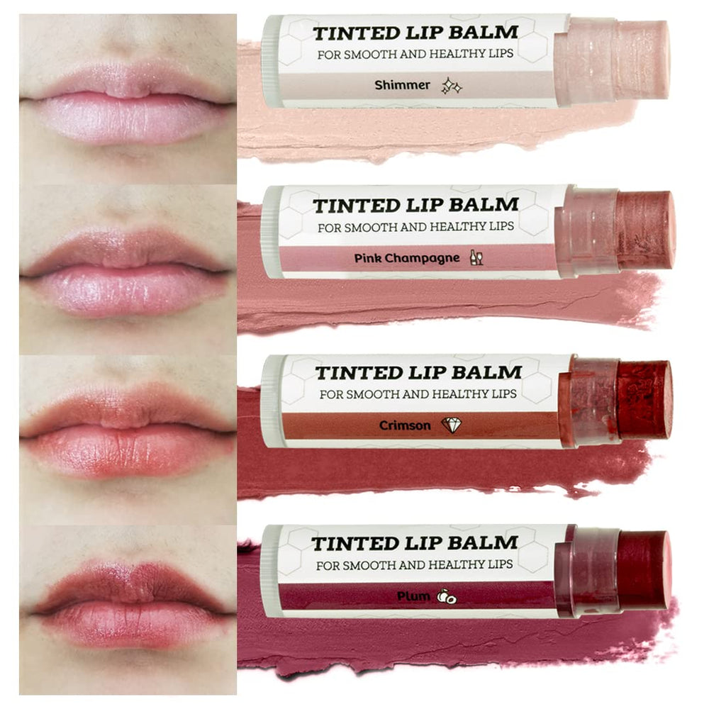 Earth's Daughter organic ingredients label highlights natural lip care.
