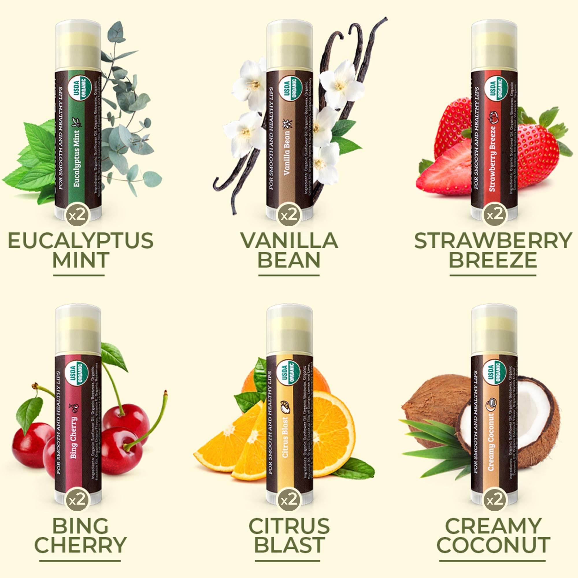 Earth's Daughter lip balm creamy coconut flavor provides everyday hydration