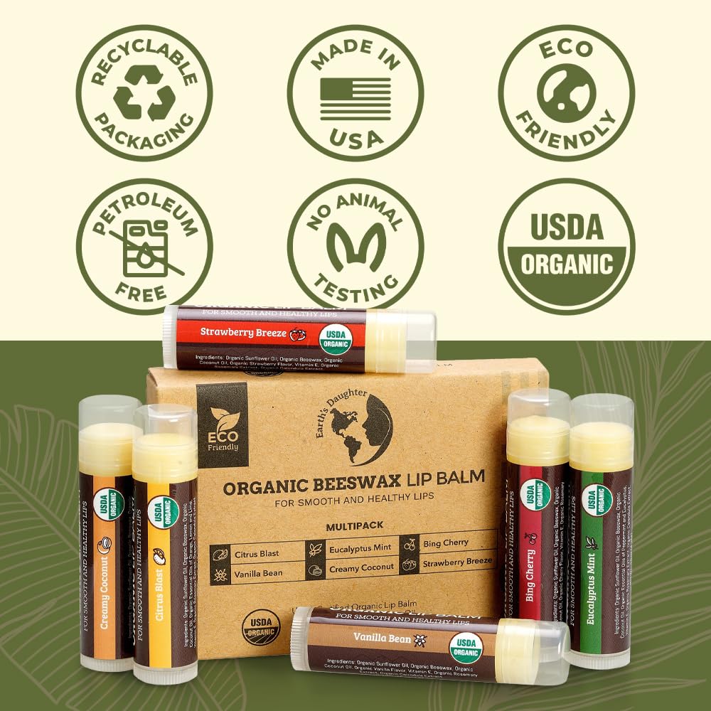 Earth's Daughter Strawberry Breeze lip balm berry fragrance and comfort