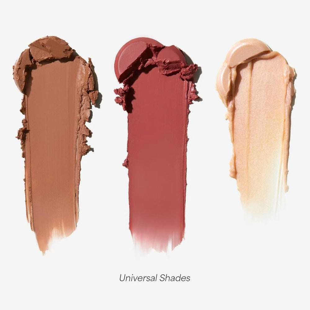 EarthsCure Glow Trio blush-stick swatch delivers healthy flush with soft blend