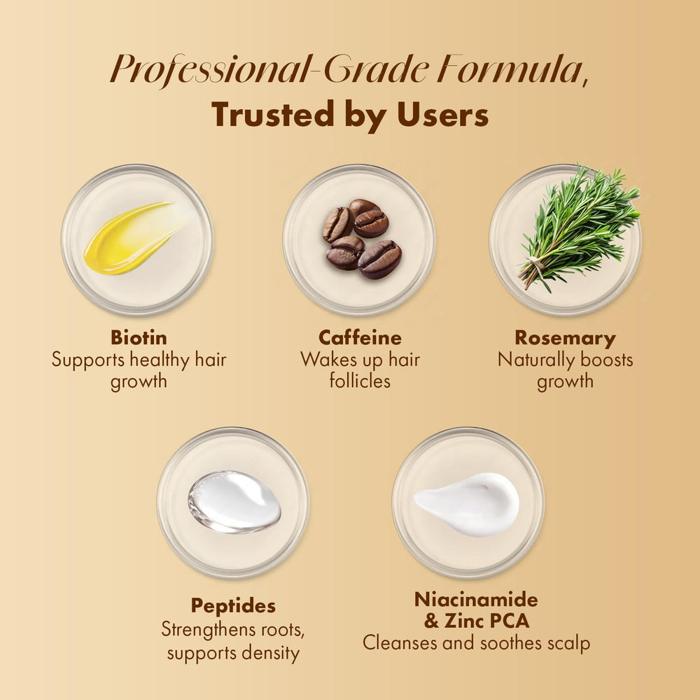 EarthShine botanical oils nourish the scalp for a healthier routine.