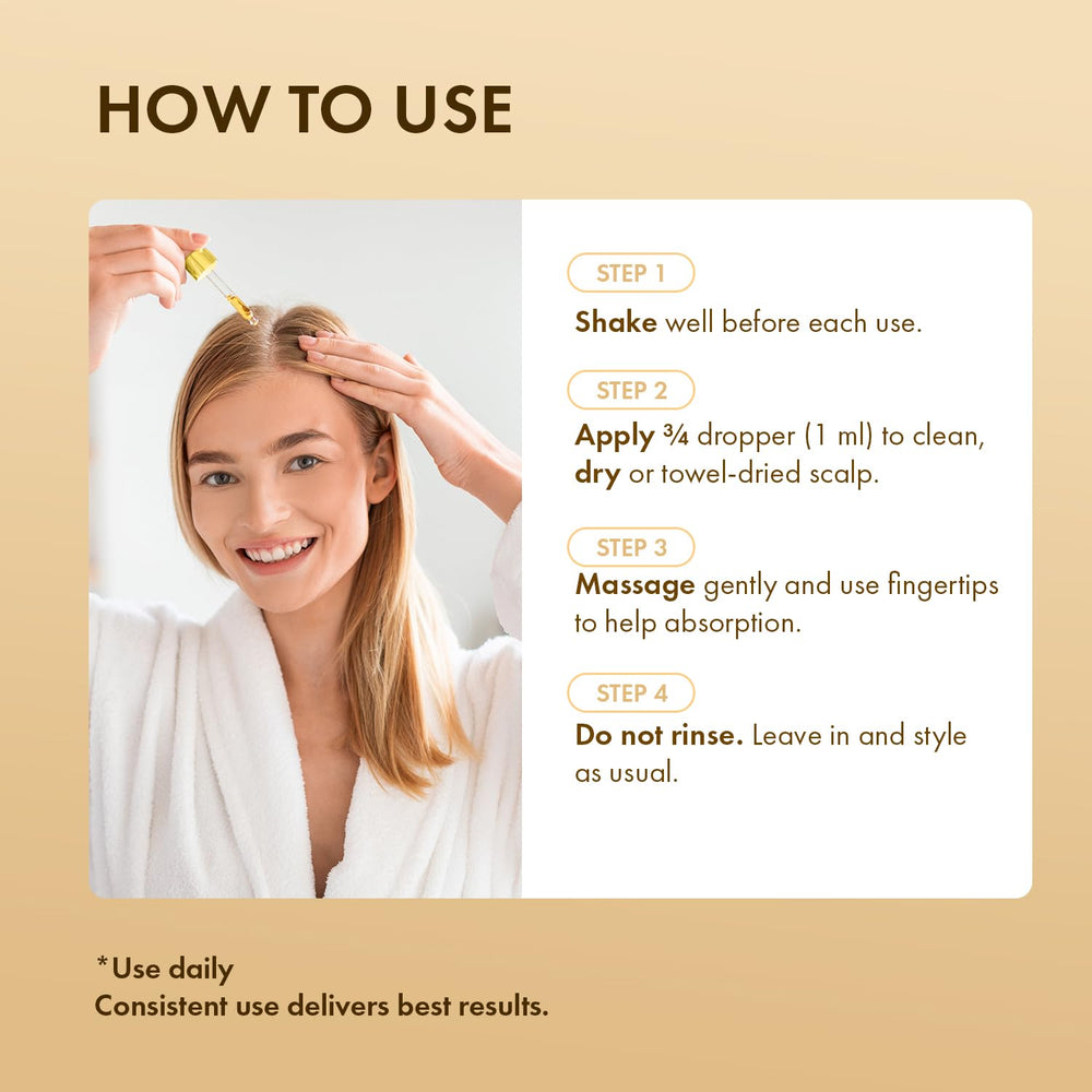 EarthShine unisex scalp care with rosemary and caffeine for all hair types.