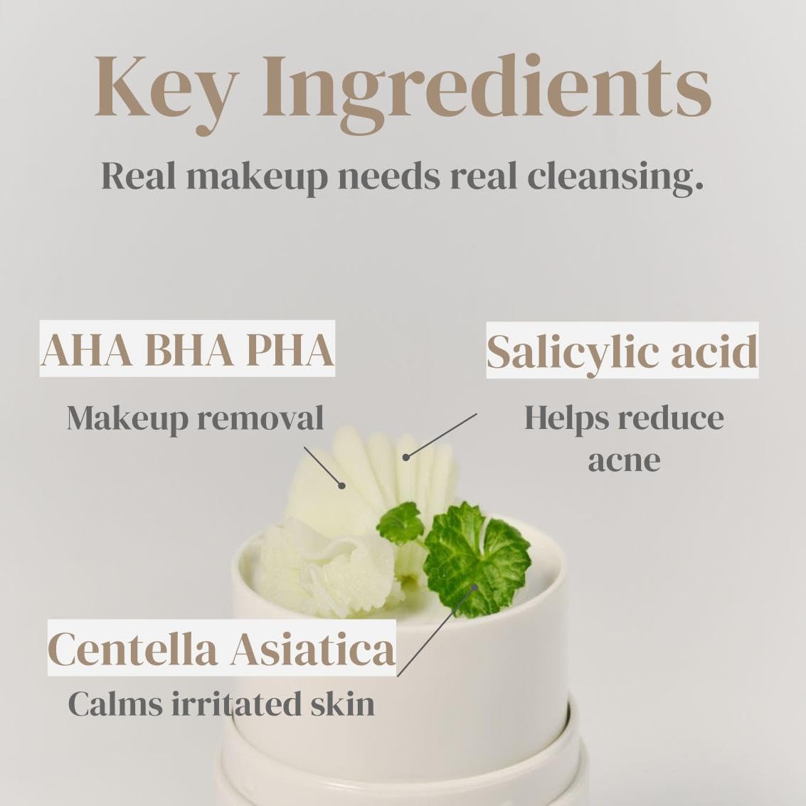 Earthward Pore Perfect Grinding Balm close-up showing creamy texture on skin