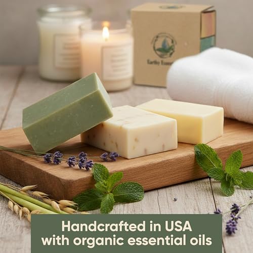 Earthy Essentials Green Tea Peppermint bar provides a cooling, revitalizing cleanse.
