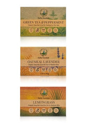Earthy Essentials Lemongrass bar offers bright aroma and refreshing cleanse.