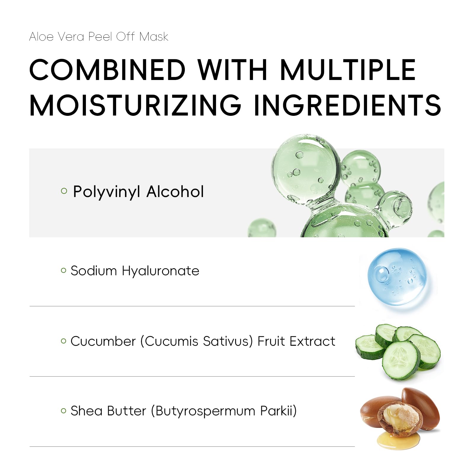 Easilydays Aloe Vera Peel Off Jelly Mask focuses on pore care and oil balance benefits