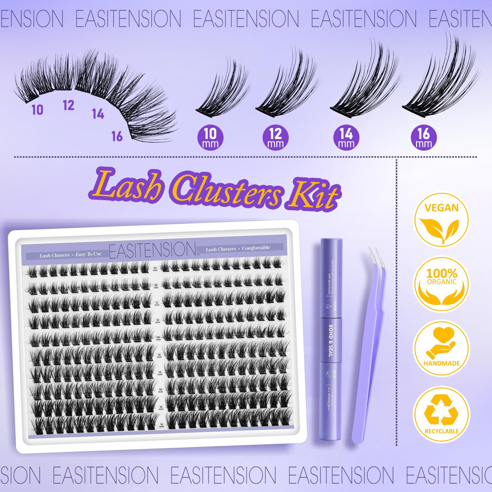 EASITENSION beginner-friendly DIY lashes for simple at-home application