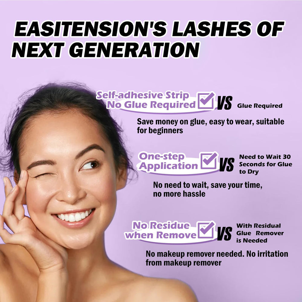 EASITENSION natural look with premium comfort during wear.