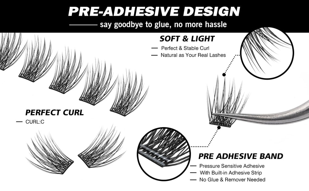 EASITENSION varied sizes for customized lash looks.