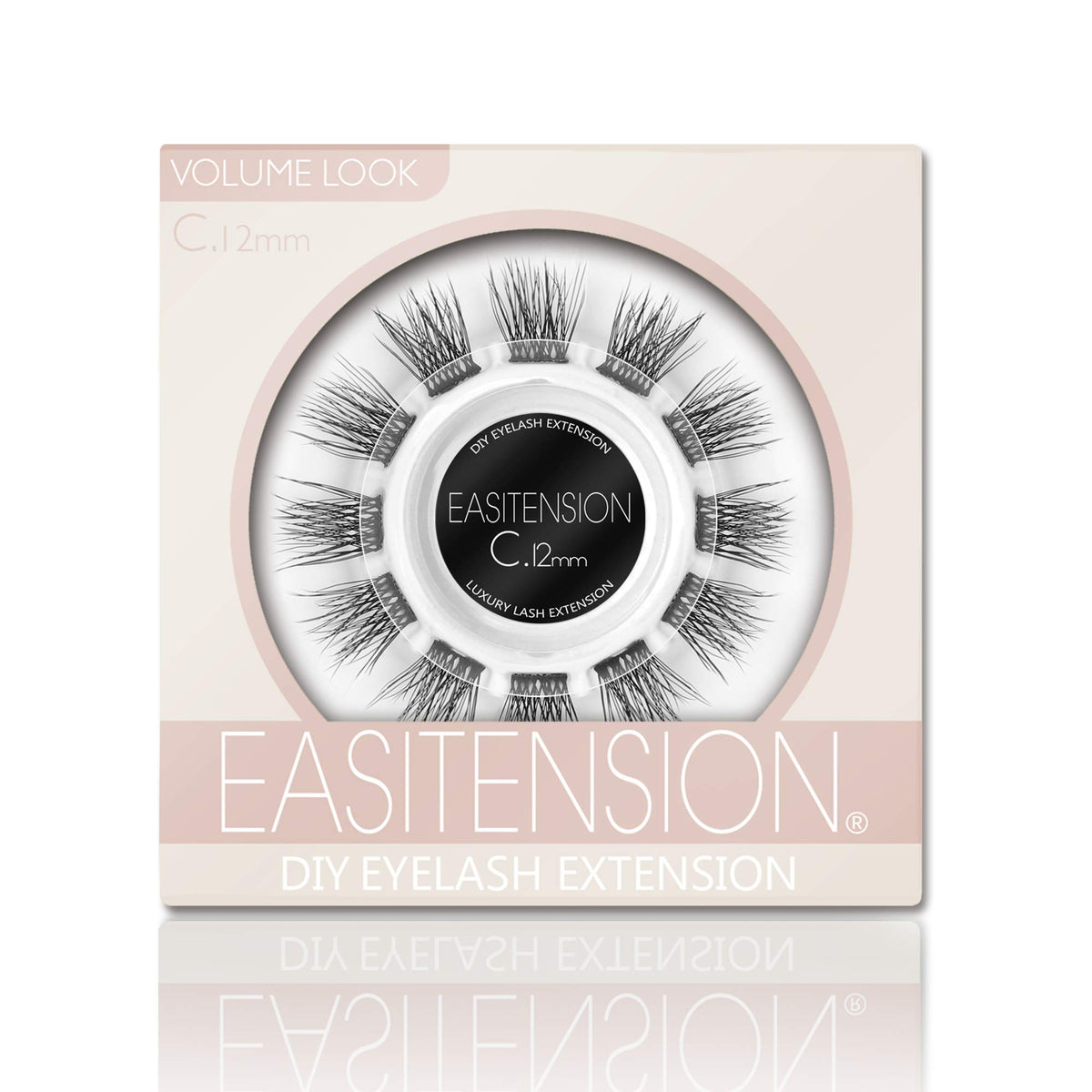 EASITENSION DIY eyelash extensions cluster set for a customizable 3D look