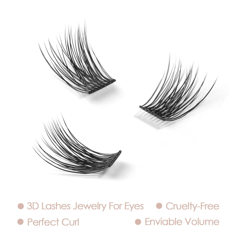 EASITENSION home eyelash extension kit for salon-like results at home