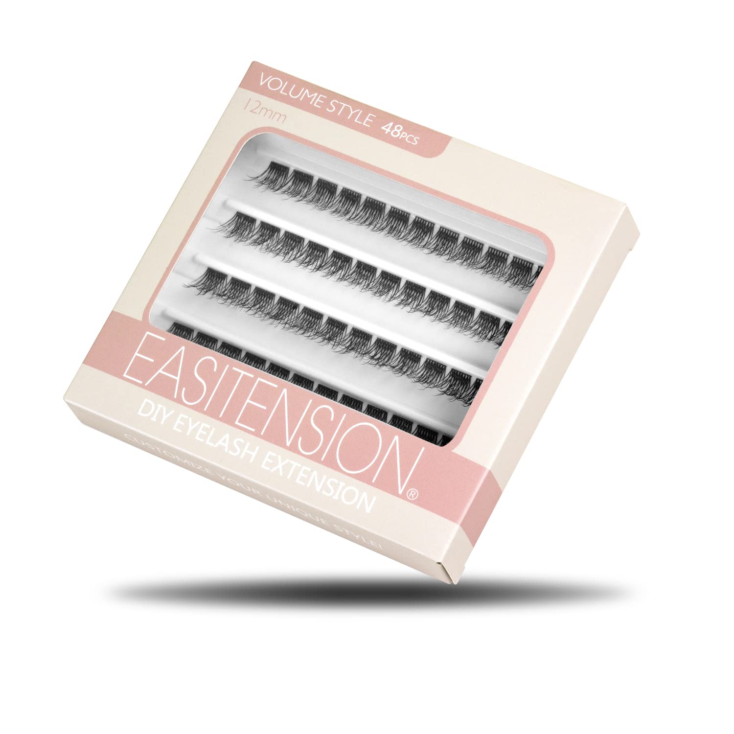 EASITENSION natural-look lashes blend seamlessly with real lashes.