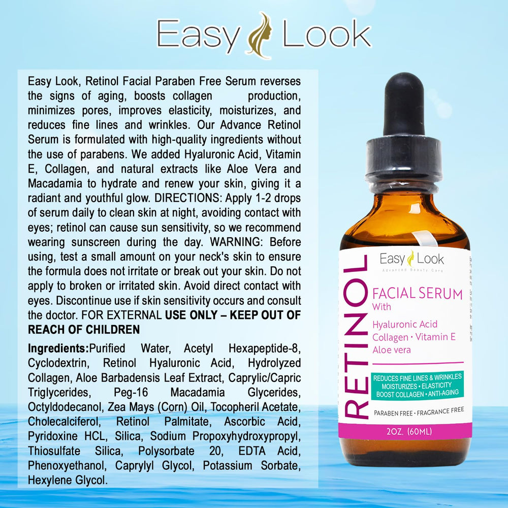 Label on bottle notes vitamin E and aloe ingredients.