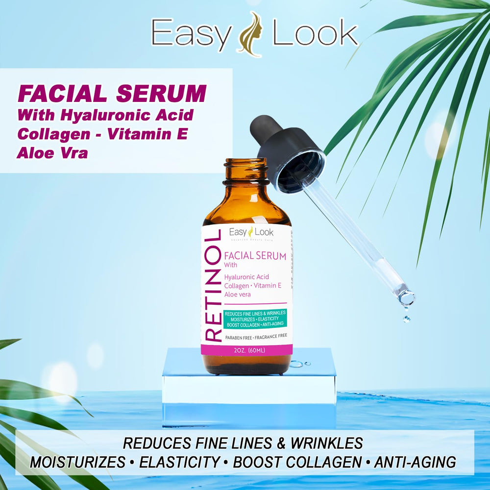 Premium packaging visuals highlighting the product’s anti-aging formulation.