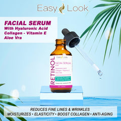 Premium packaging visuals highlighting the product’s anti-aging formulation.