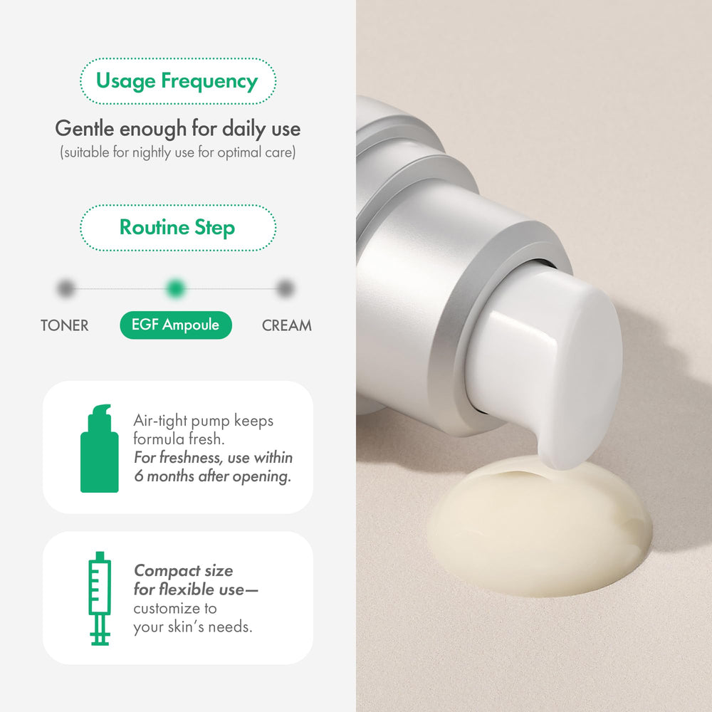 DW-EGF peptide on bottle signals regeneration-like nourishment.