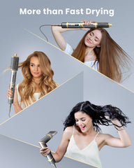 Easywave Coanda automatic curl styler in action for quick curls.