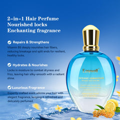 EASYWELL Hair Perfume spray bottle for daily refresh on wet or dry hair