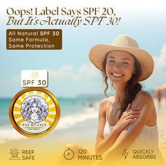 Eat My Face sunscreen application shows a smooth, easy spread for daily protection.