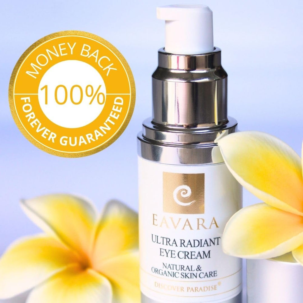 Eavara eye cream with jojoba oil conditioning the eye contour
