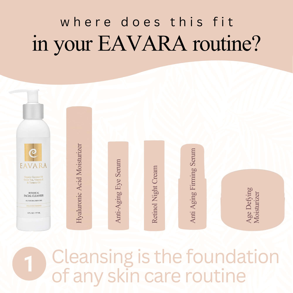Eavara Organic Face Wash Hawaii-inspired scent for a refreshing daily routine.