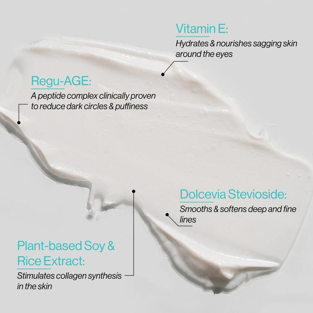 eb5 Daily Repair Eye Treatment vitamin e glow image emphasizing antioxidant hydration.