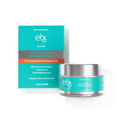 eb5 intense moisture cream bottle with pump, ready for daily hydration