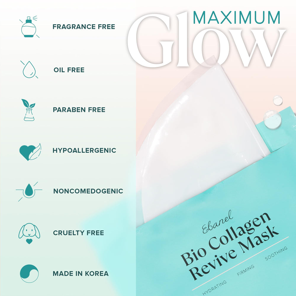 Hyaluronic acid hydration feature on Ebanel mask
