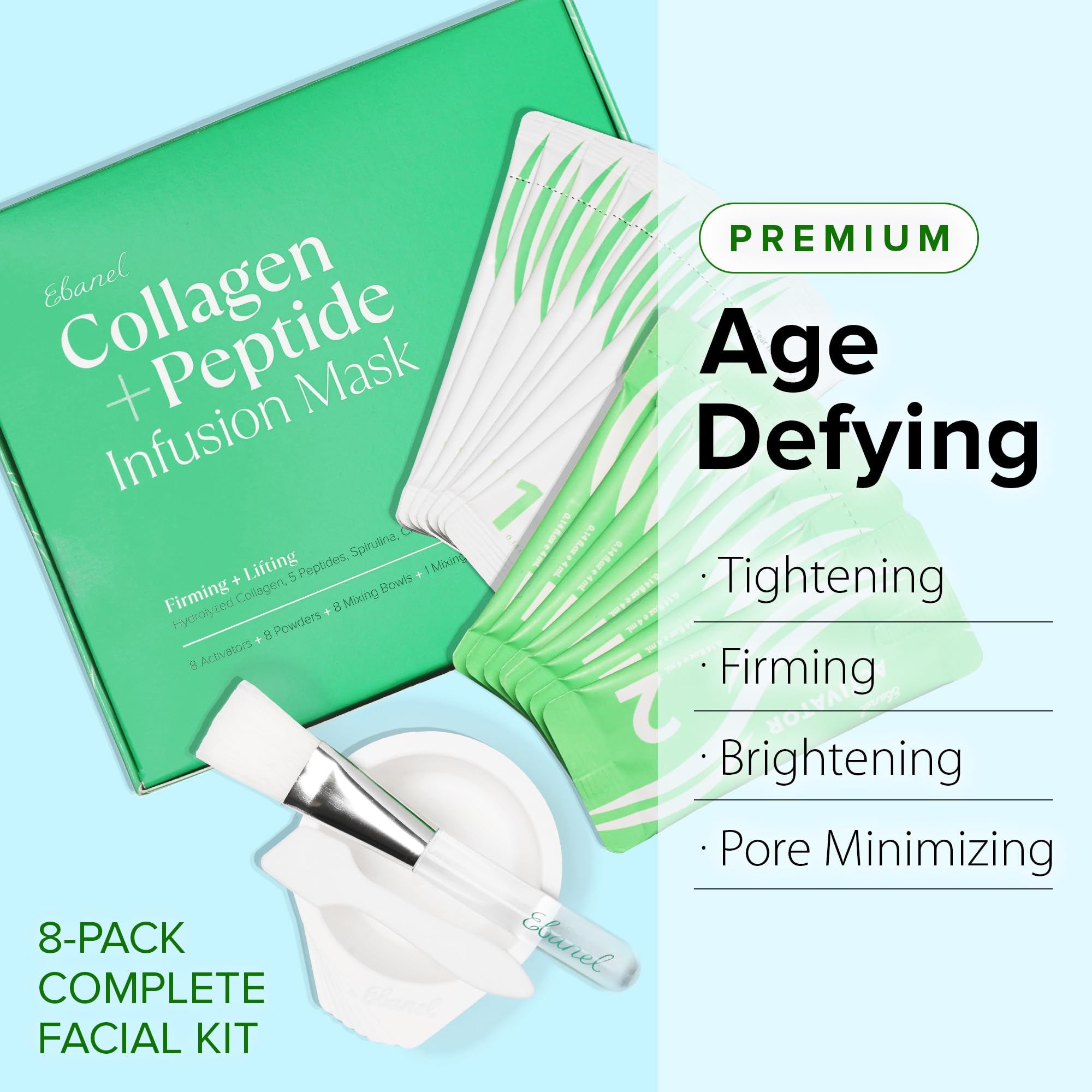 Powder sachets ready for fresh-mix activation to start your treatment.