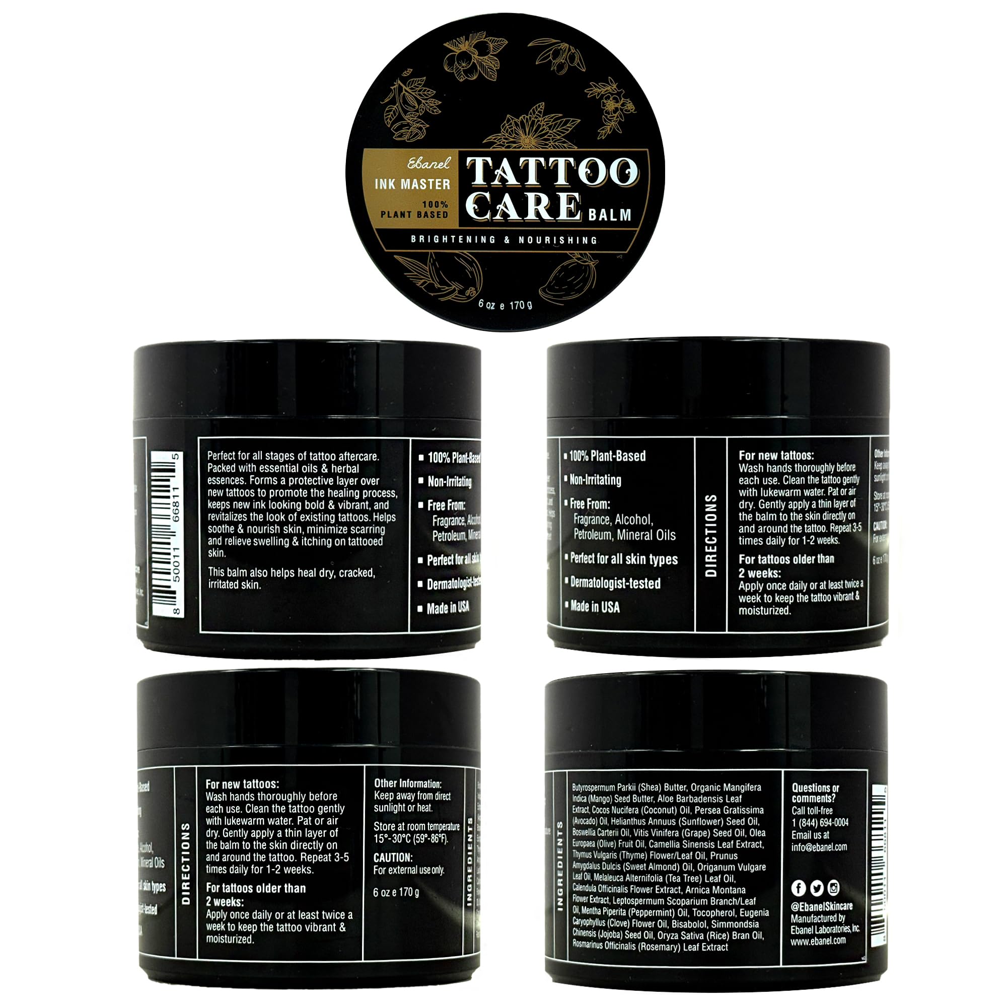 Cruelty-free, dermatologist-tested tattoo care with safe ingredients.