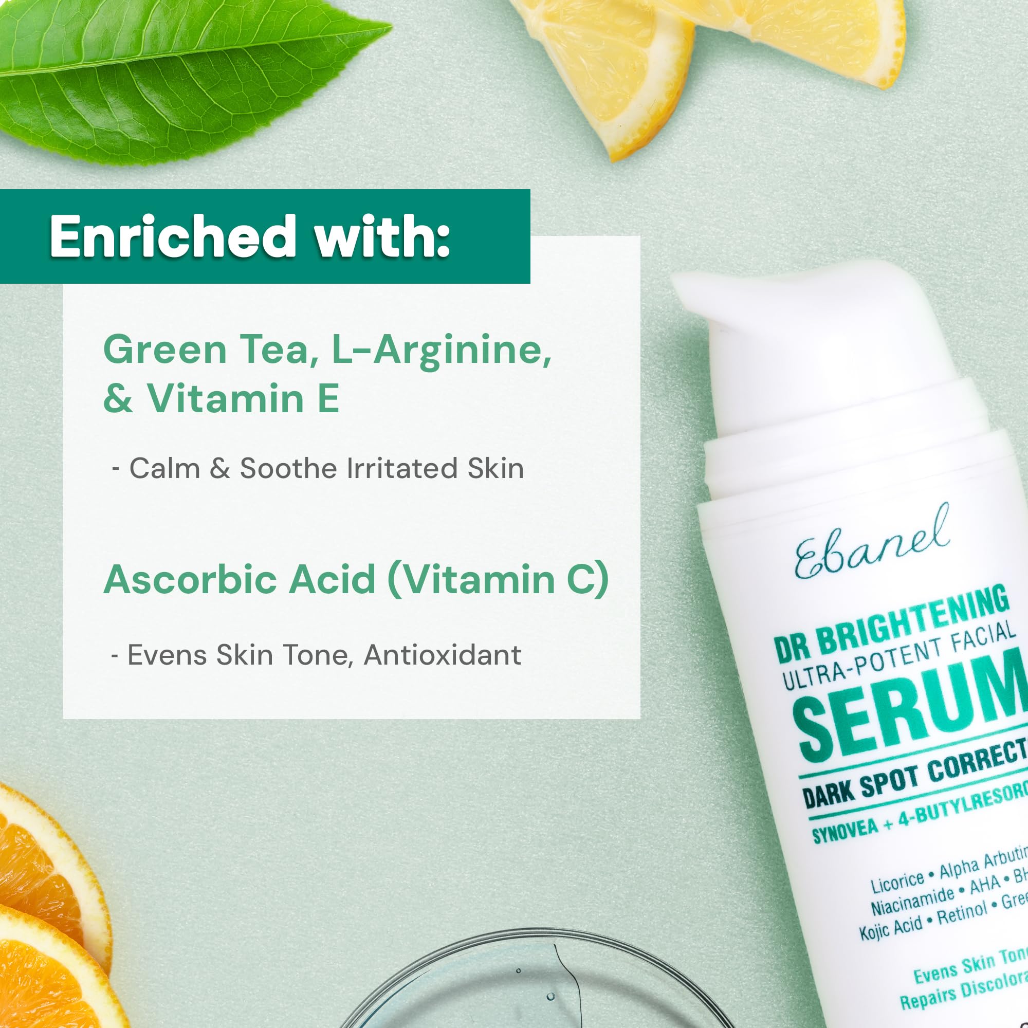 Knees and inner thighs focus for broader pigment coverage with Ebanel