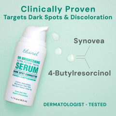Close-up of Ebanel serum texture highlights lightweight formula for smooth application