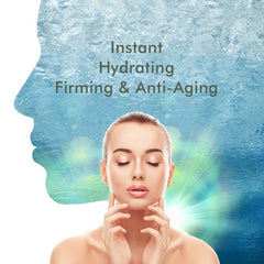 Ebanel hydrogel collagen mask on skin, snug fit with minimal slip.