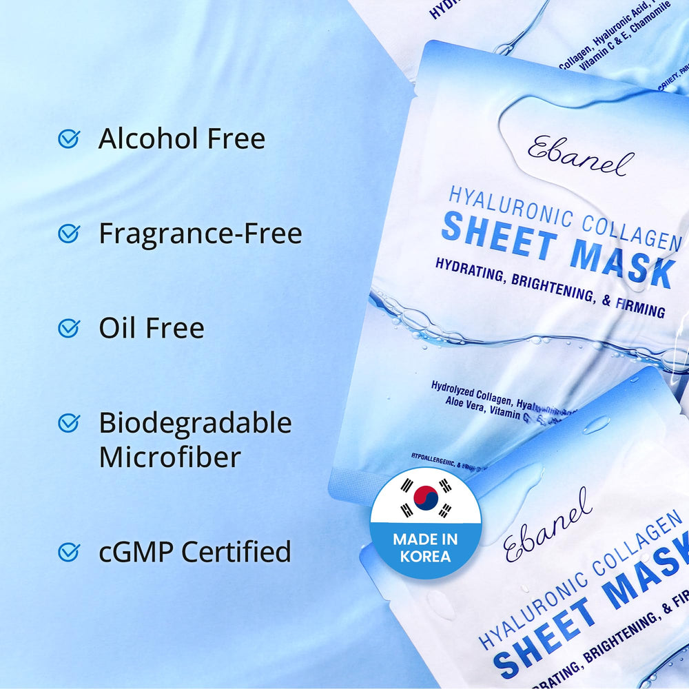 Ebanel hydrolyzed collagen and peptide mask boosts elasticity