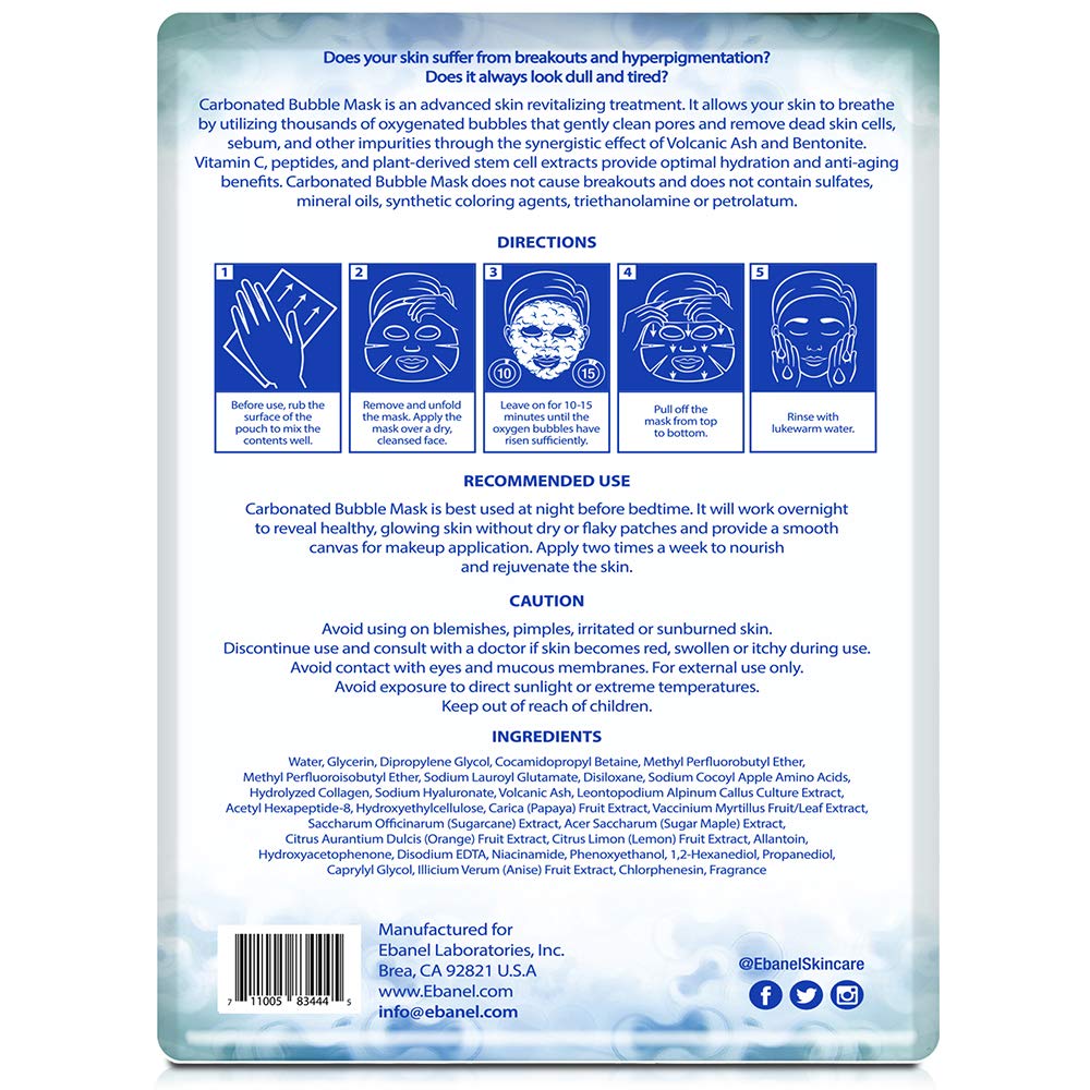 Ebanel Korea-made cruelty-free vegan mask for sensitive skin